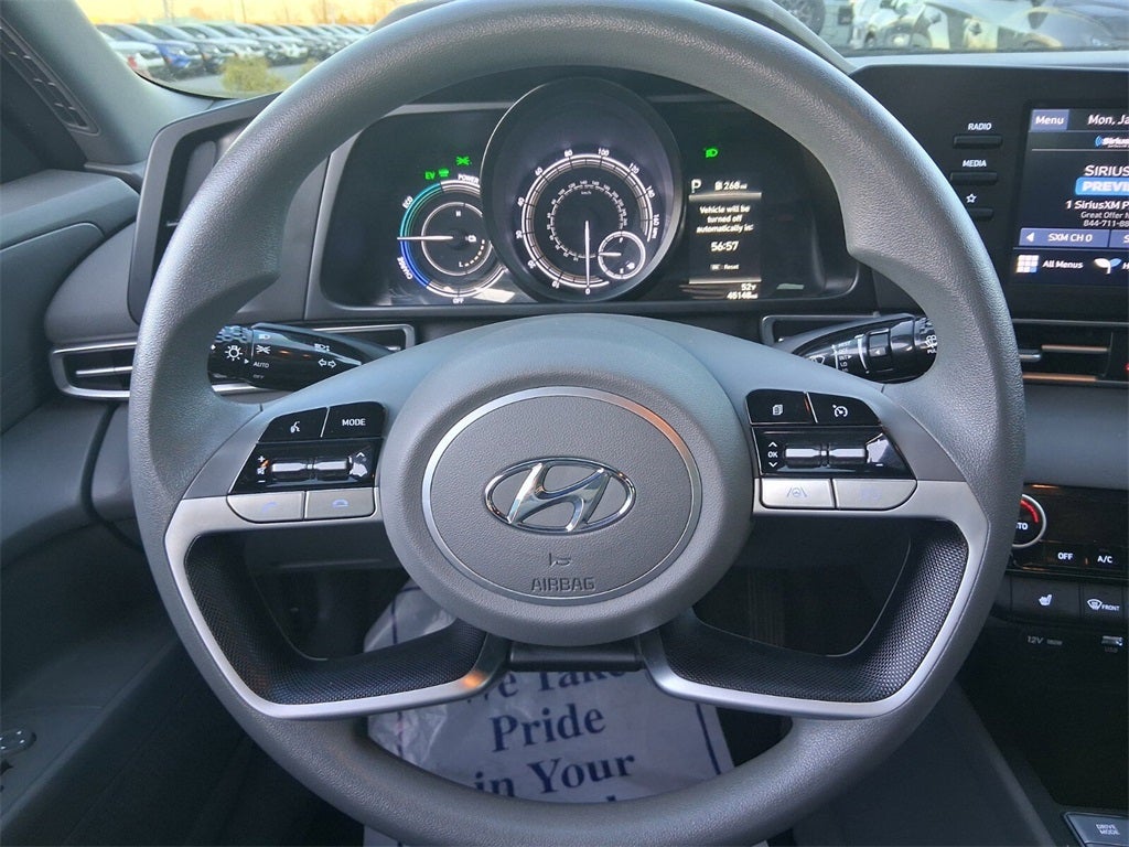 2023 Hyundai Elantra Hybrid Blue